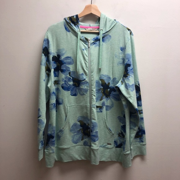 Isaac Mizrahi Jackets & Blazers - Isaac mizrahilive blue floral print jacket